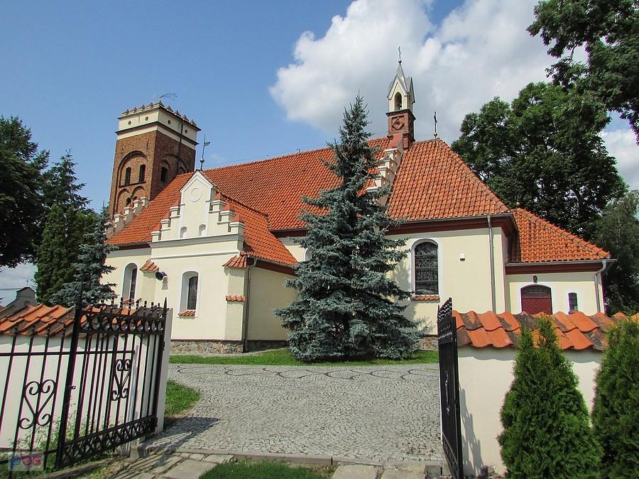 Kościół w Strzygach swój wygląd zawdzięcza przebudowie w 1620 roku
