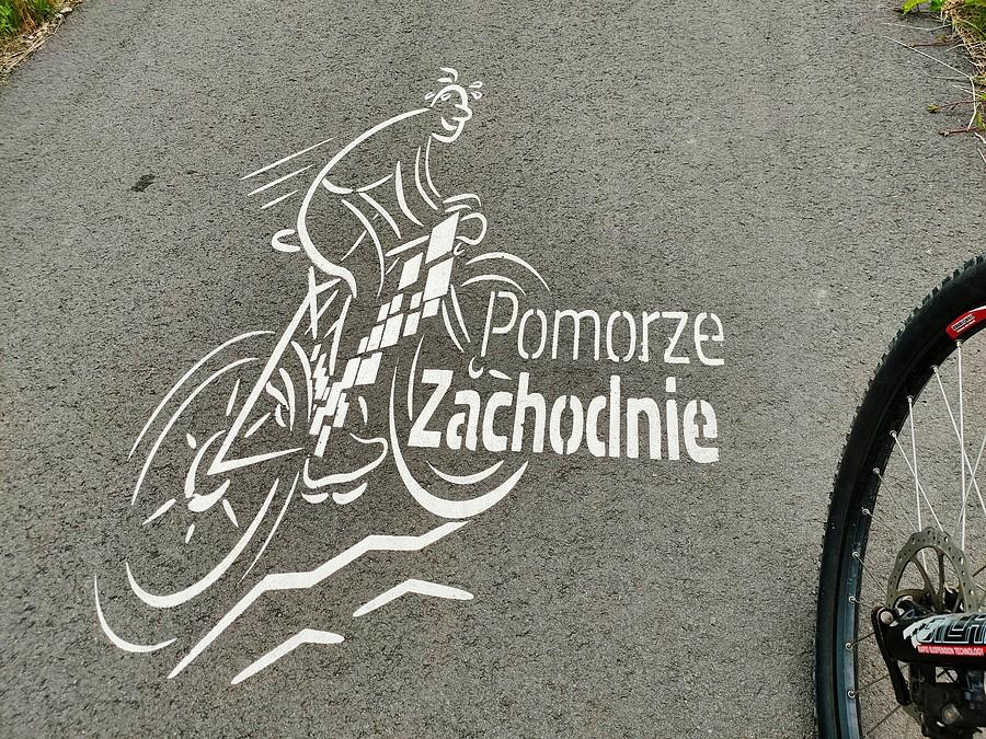 Charakterystyczne oznakowanie tras ZachPomu