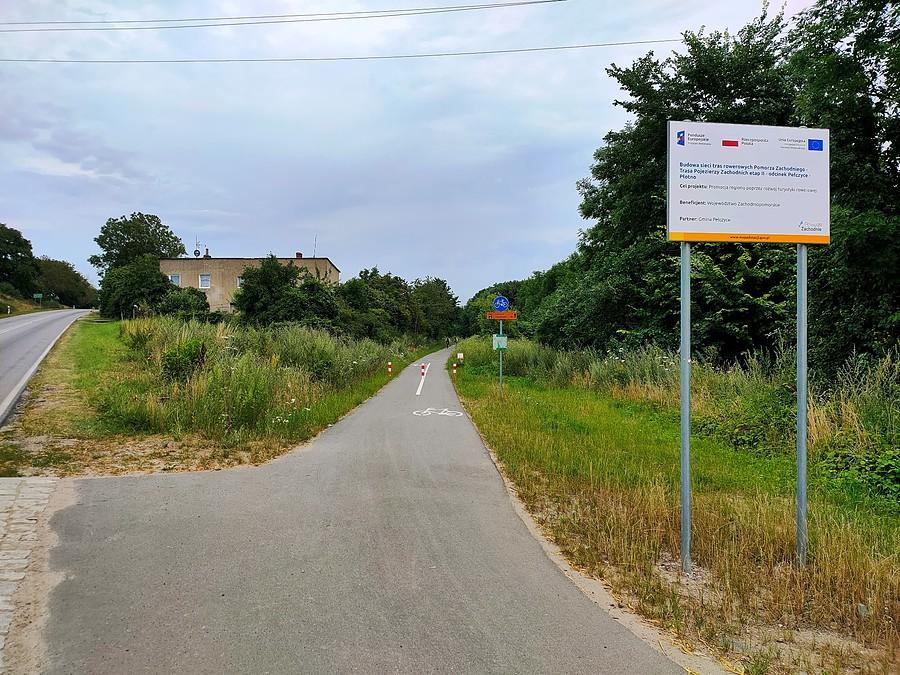 Początek trasy w Pełczycach