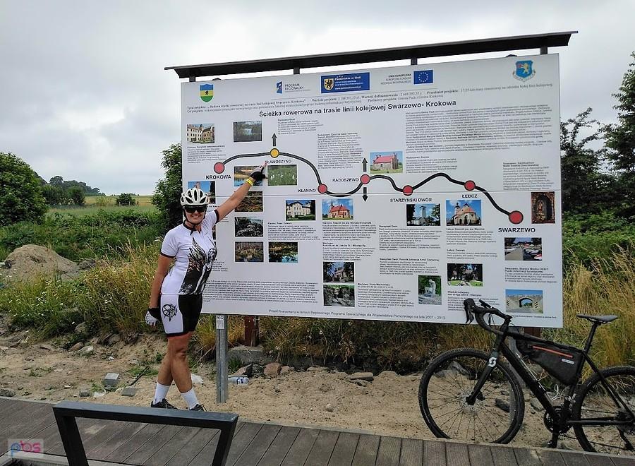Trasa rowerowa po torach kolejowych Swarzewo - Krokowa