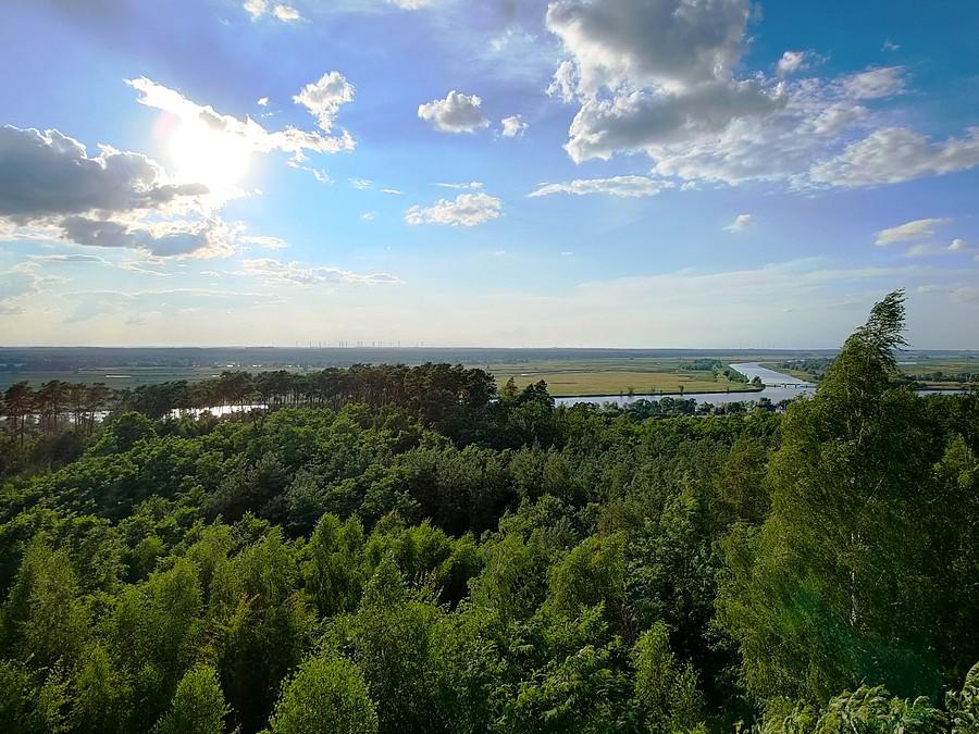Odra widziana z punktu widokowego