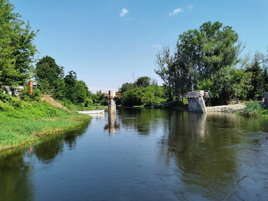 To bardziej budowa mostu, niż remont. Bzura, Sochaczew