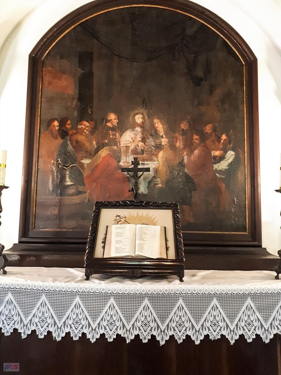 Ołtarz w dawnej zakrystii
