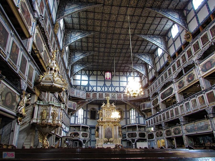 Jawor - Kościół Pokoju od 2001 roku wpisany jest na listę światowego dziedzictwa UNESCO