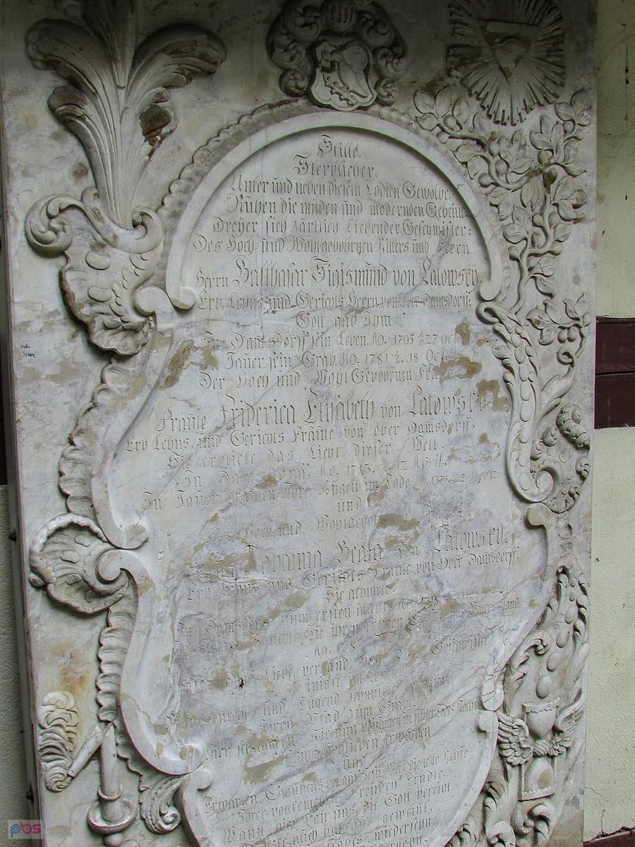 Epitafium Balthasara Sigismunda von Latowsky