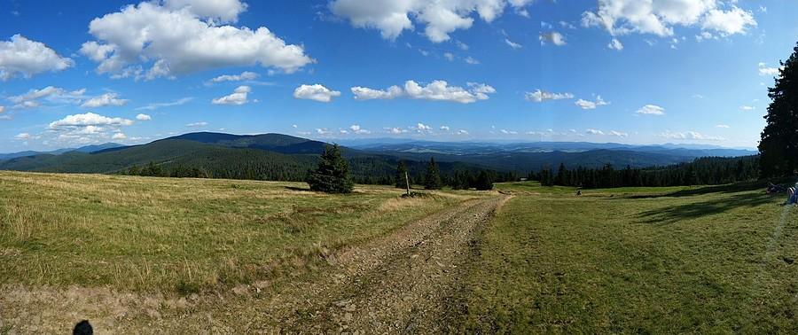 Panorama z hali rysianka