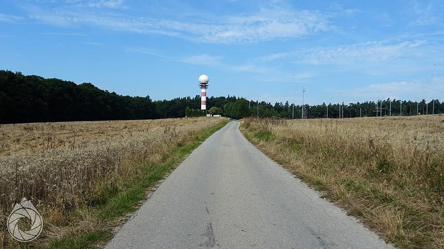 końcówka podjazdu na Garb Tenczyński od Zabierzowa
