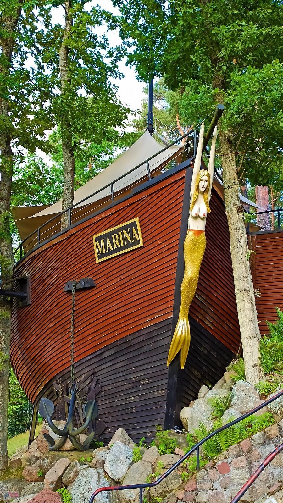 Borne Sulinowo. Restauracja Marina przy plaży