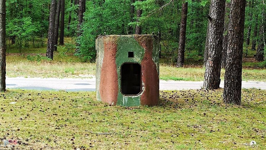 Borne Sulinowo. Budka wartownicza przy wjeździe do miasta od strony Łubowa
