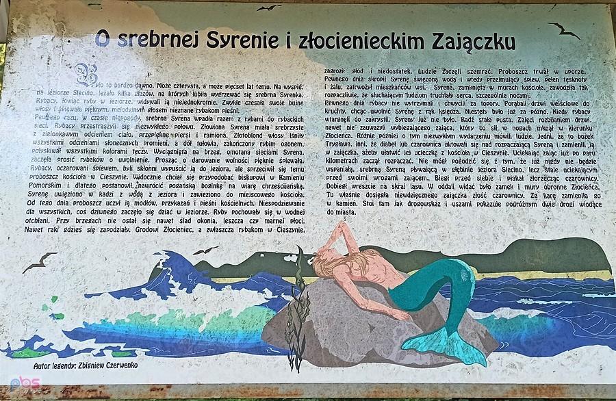 Legenda o złocienieckim Zajączku i srebrnej Syrenie