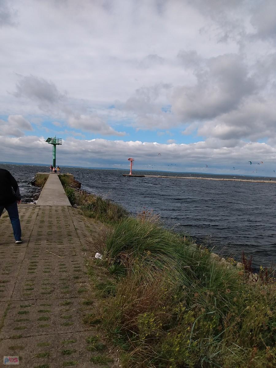 Wyjście z portu w Jastarni