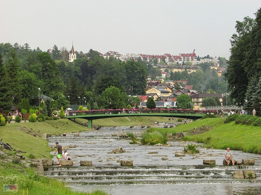 Szczawnica widok znad Grajcarka