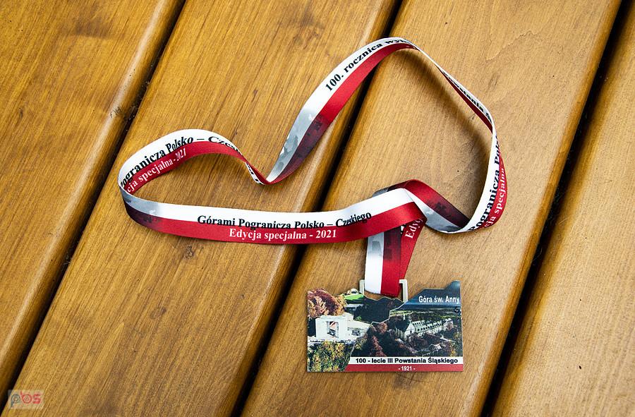 Medal projektu Górami Pogranicza Polsko Czeskiego 2021