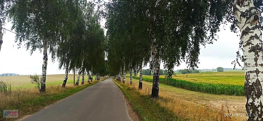 Bardzo lubię ten dojazd do miejscowości Bismark.