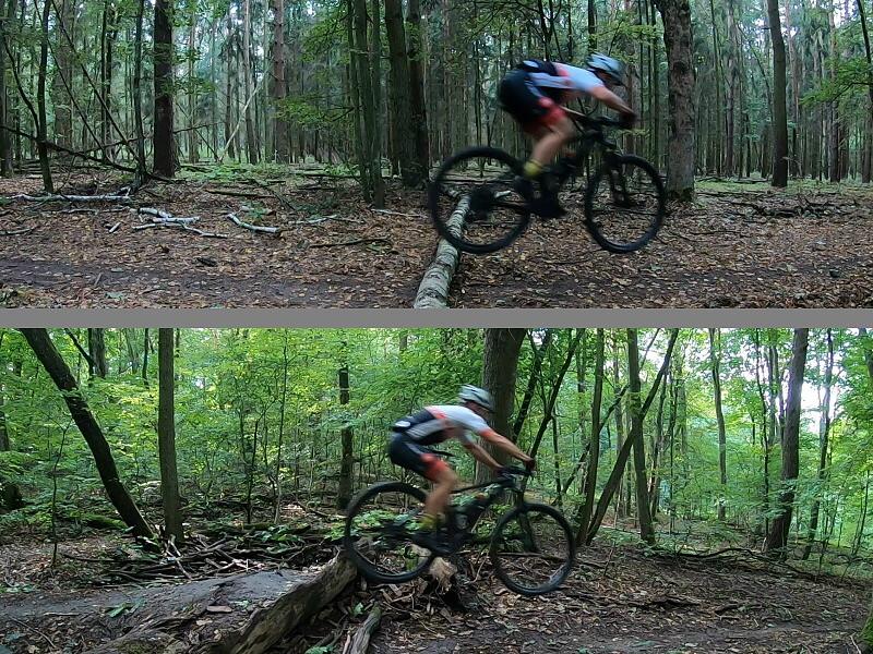 Technika latania na MTB we mnie ma się świetnie