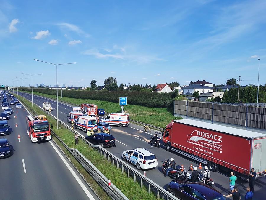 Wypadek pomiędzy Puchałami a Salomeą