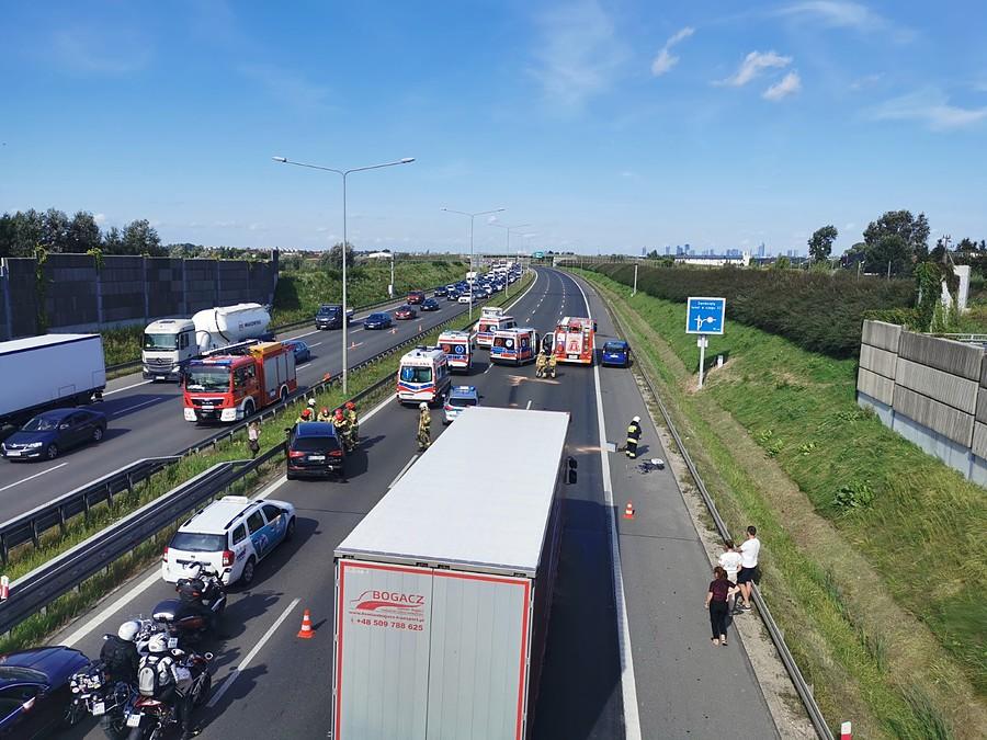 Wypadek na S8