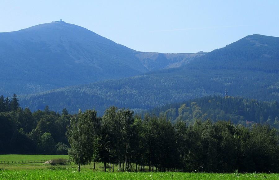 Karkonosze - widok ze Ścięgien