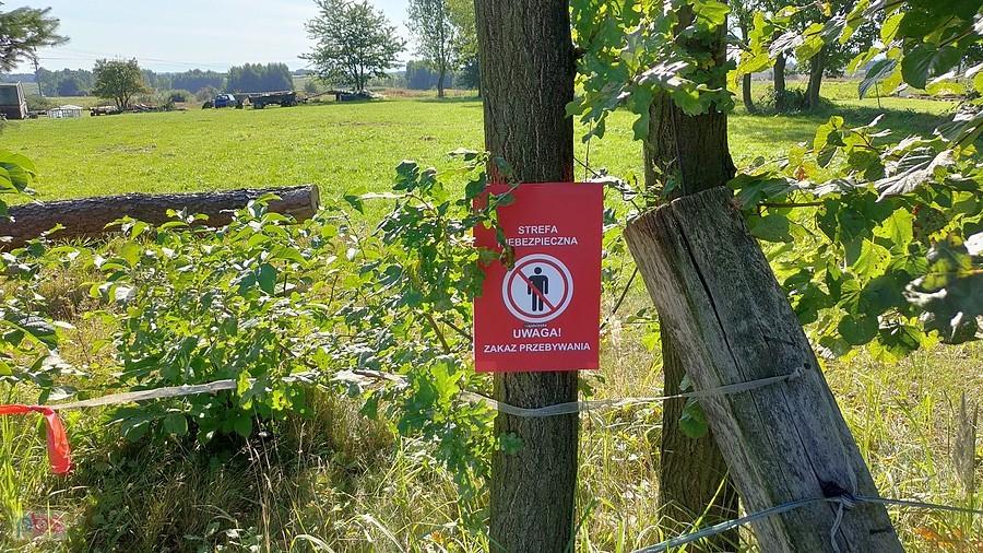 Strefa bezpieczeństwa — zakaz przebywania