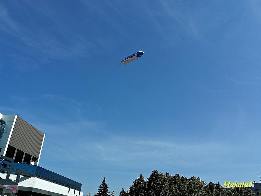 Zeppelin nad Katowicami.