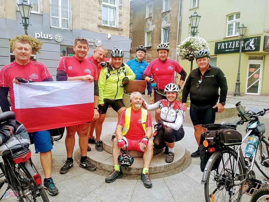 Różany Skwer - Tczew Spotkanie w rowerzystami z Kielc