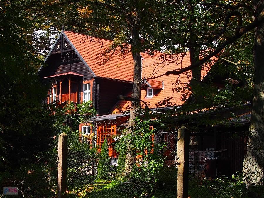 Dworek mysliwski Donnersmarcków z 1890r. niedaleko Brynicy.