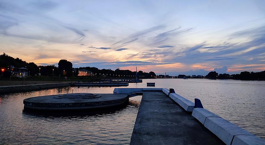Wrześniowy wieczór nad poznańską Maltą