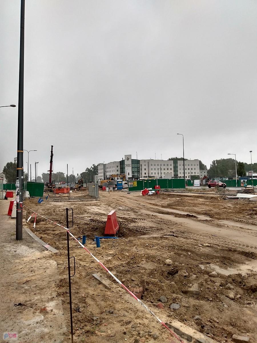 Górczewska rozbabrana przez budowę metra