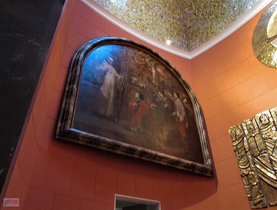 Obraz Michaela Willmanna „Św. Bernard przed Opatem w Citeaux”