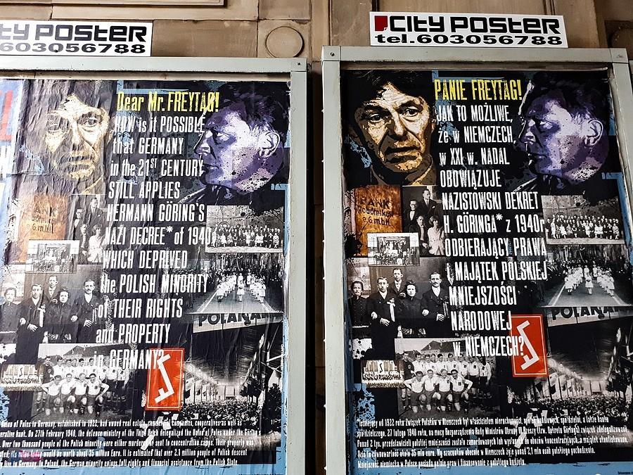 City Poster z dedykacją dla abasadora Niemiec w Polsce