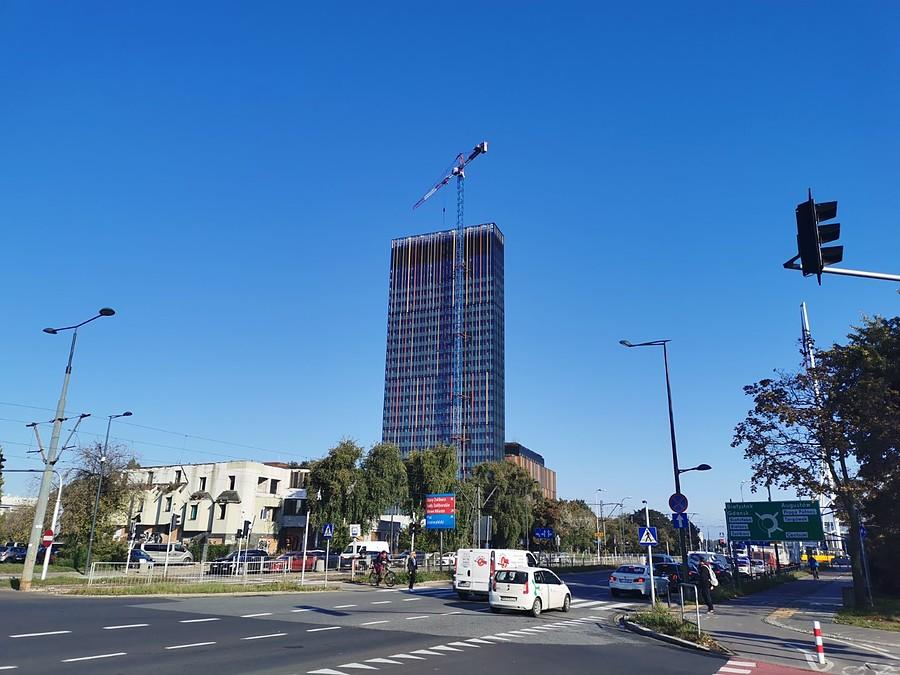 Początek zimny i słoneczny - Rondo Babka
