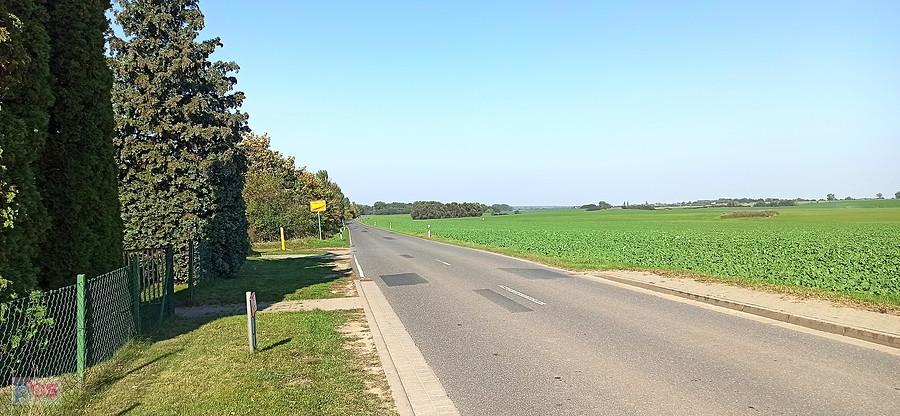 Miło jedzie się drogą spod Ladenthin.