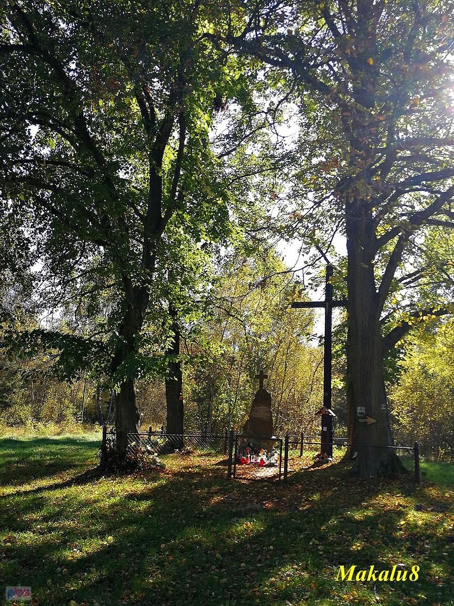 Mogiła pielgrzymów z 1792 roku.