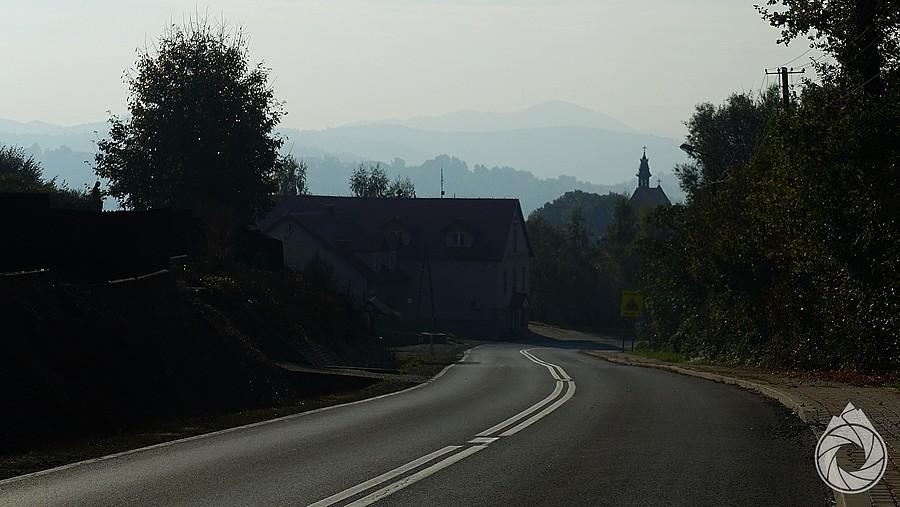 zjazd w stronę Dobczyc
