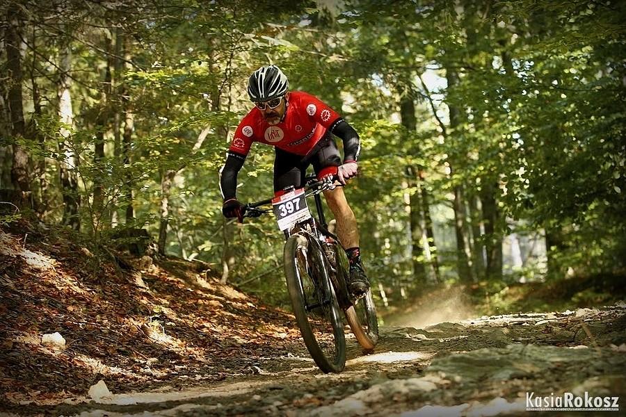 Jak widać - pomykanie na MTB po wertepach cały czas sprawia mi przyjemność