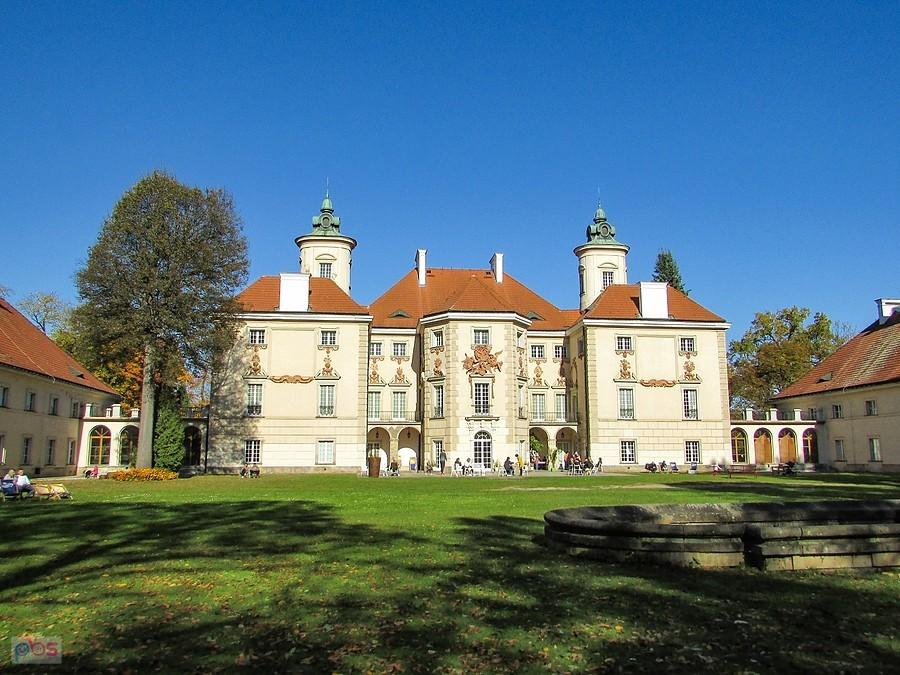Pałac marszałka Bielińskiego od strony ogrodu