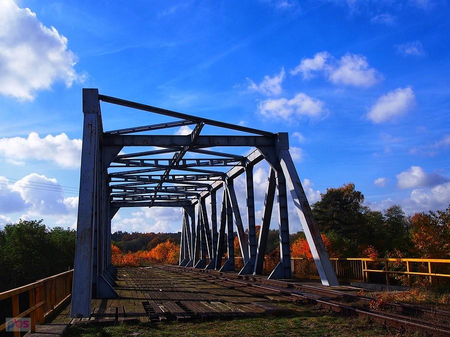 Most kolei piaskowej nad Kanałem Gliwickim