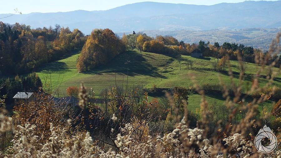 prawie wiosna pod Pasmem Radziejowej z Przehybą