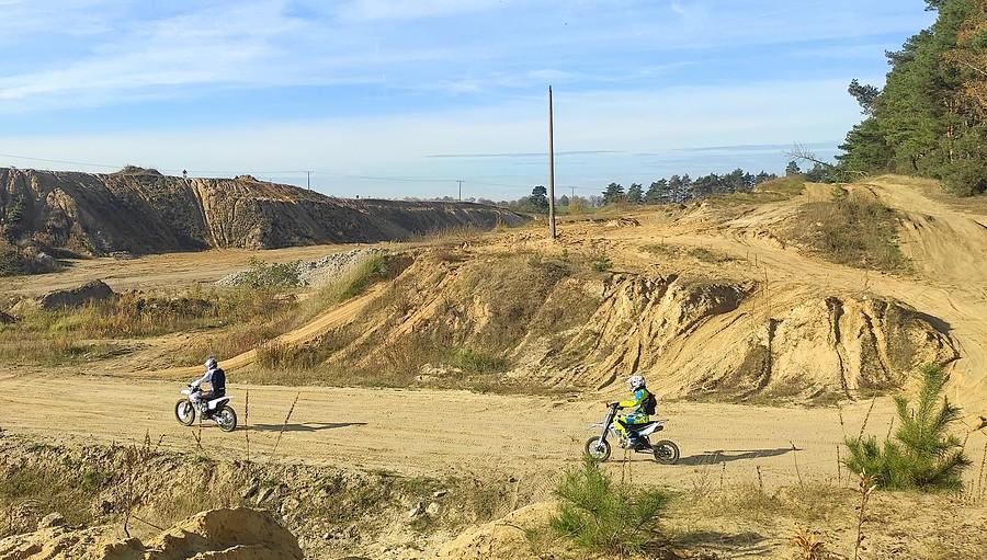 Motocross na żwirowni Kamionki