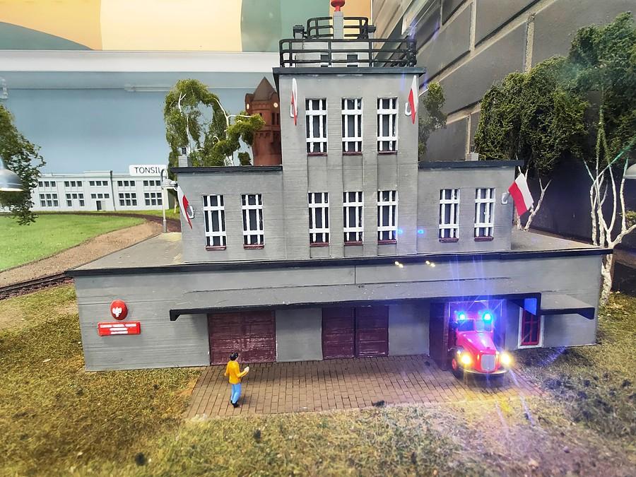 Makieta kolejki wąskotorowej we Wrześni