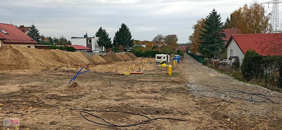 Pilchowo tu powstaje uliczka dla 5 nowych budynków.