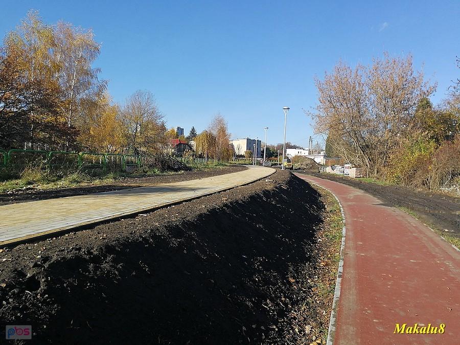 Będzin_Bulwary Przemszy w budowie