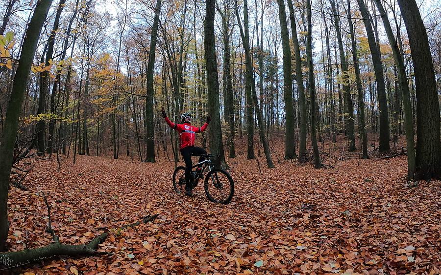 Nie ma to jak pomykanie MTB na swoim rewirze