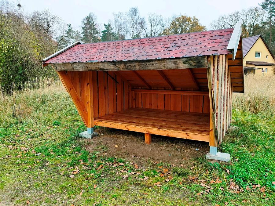 Miejsce odpoczynku przy trasie Stepnica - Widzeńsko