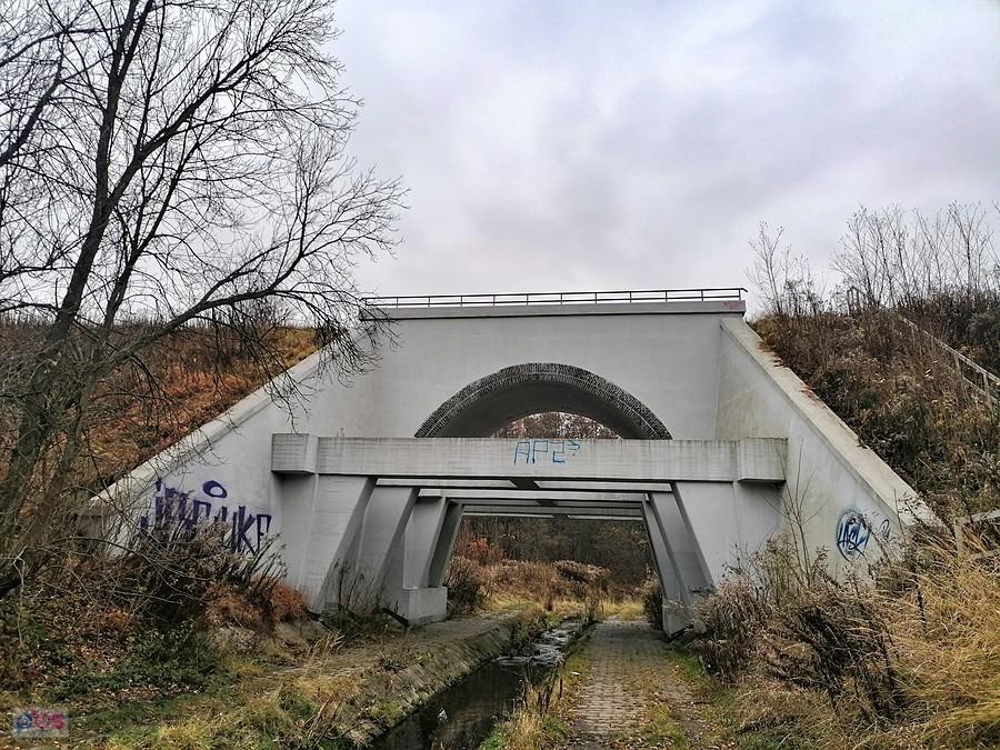 Wiadukt zwany H na potokiem Wielonka