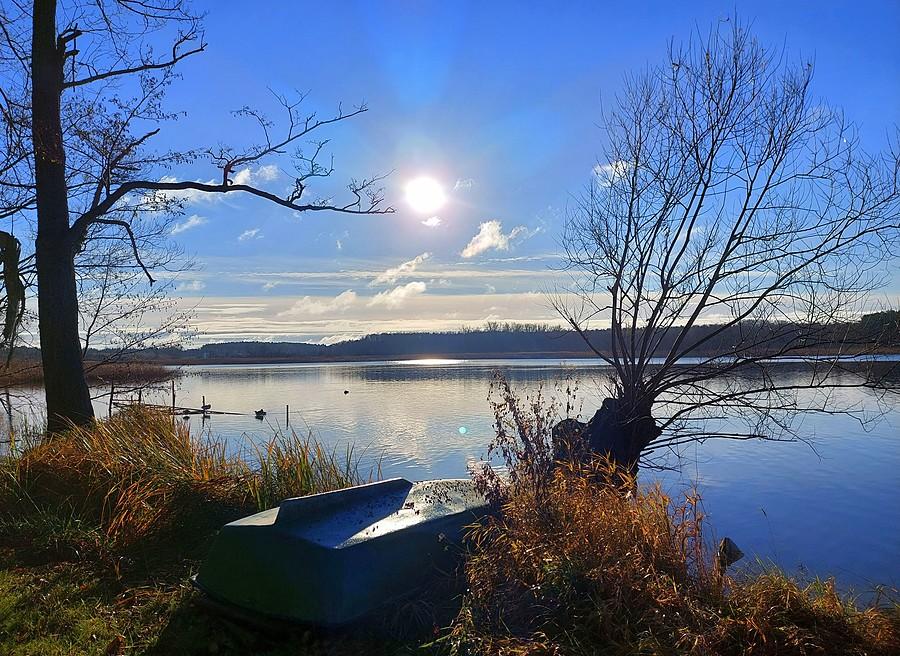 Słoneczny landszaft z Lusowa