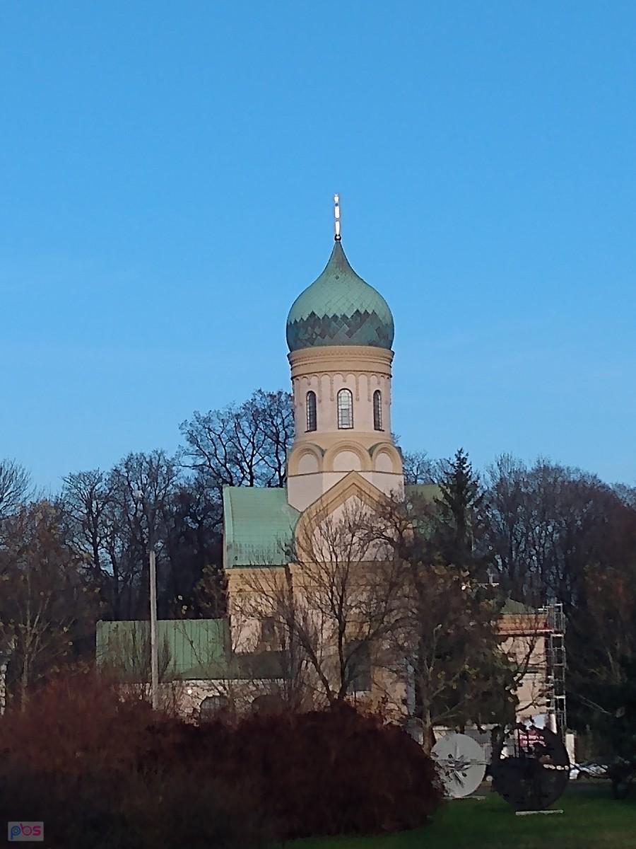 Cerkiew częściowo już wyremontowana