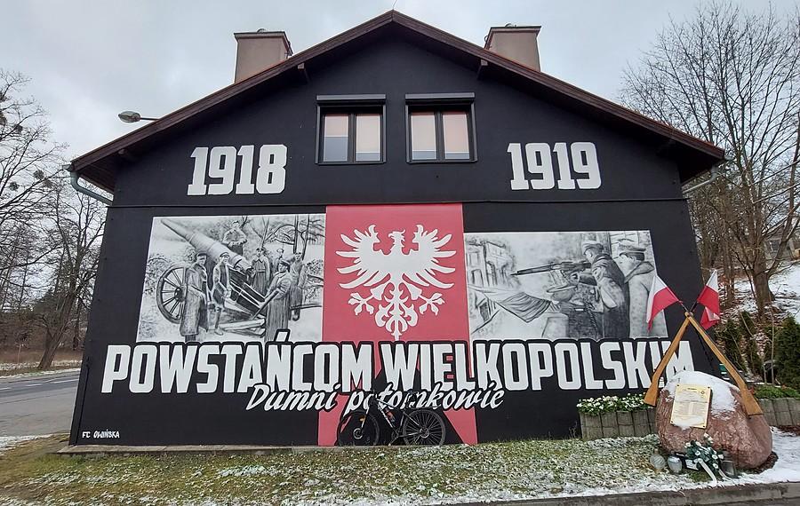 Mural z Powstania Wielkopolskiego w Czerwonaku