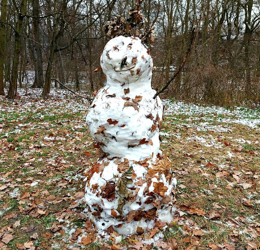 W tych czasach nawet bałwany nie mają łatwo :)