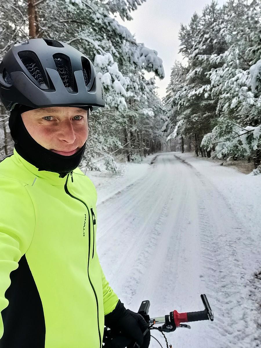 Na rowerostradzie.